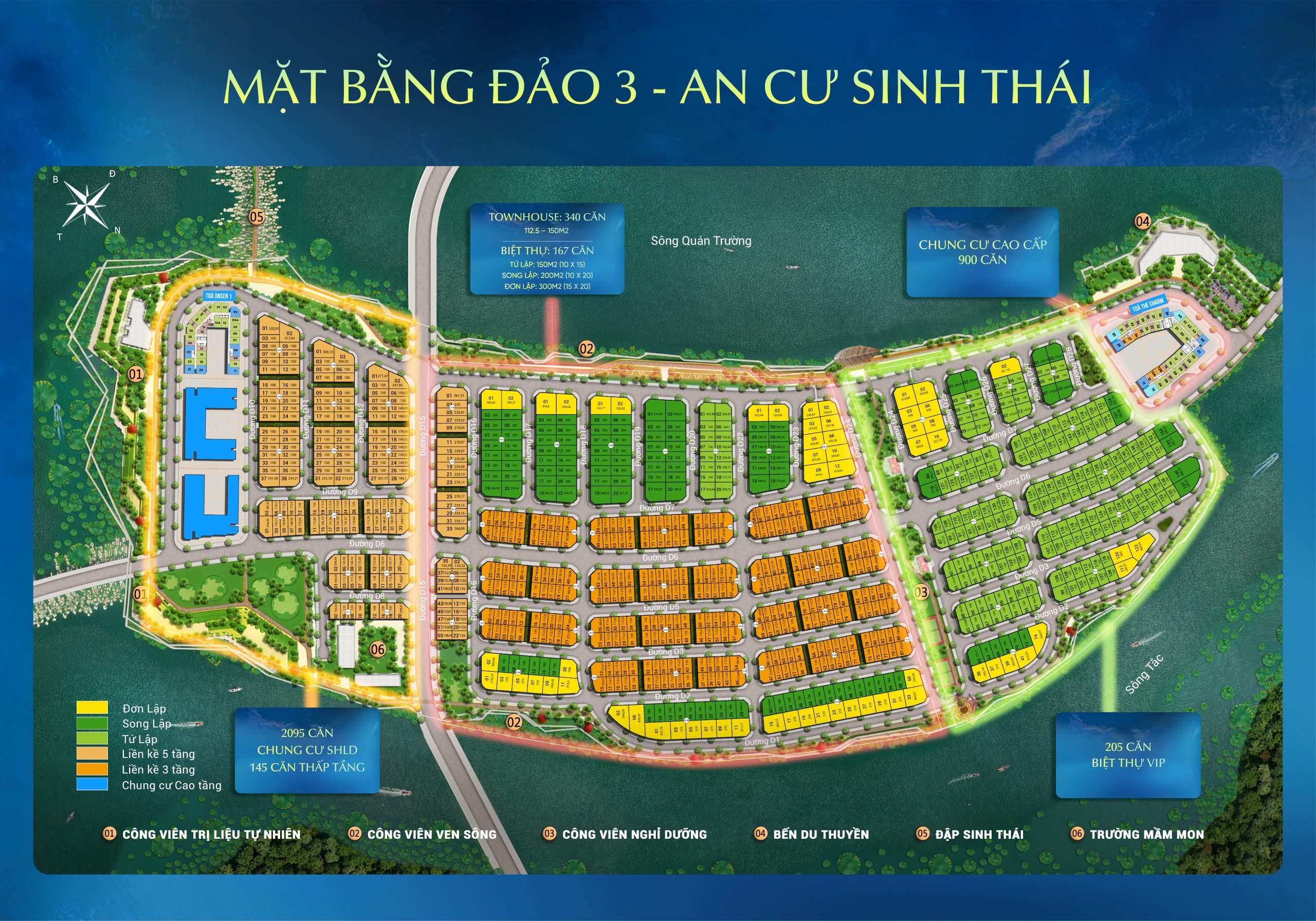 Mặt bằng Nhà Phố Sun Nha Trang Charmora City